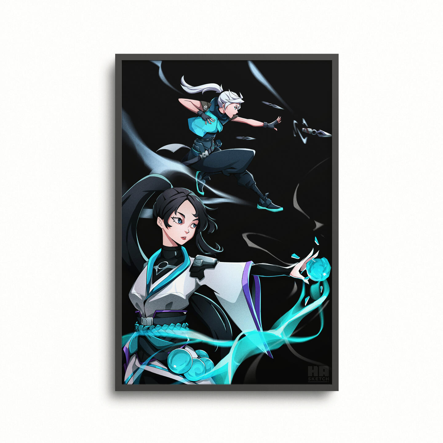 Sage &amp; Jett - Valorant Art Print