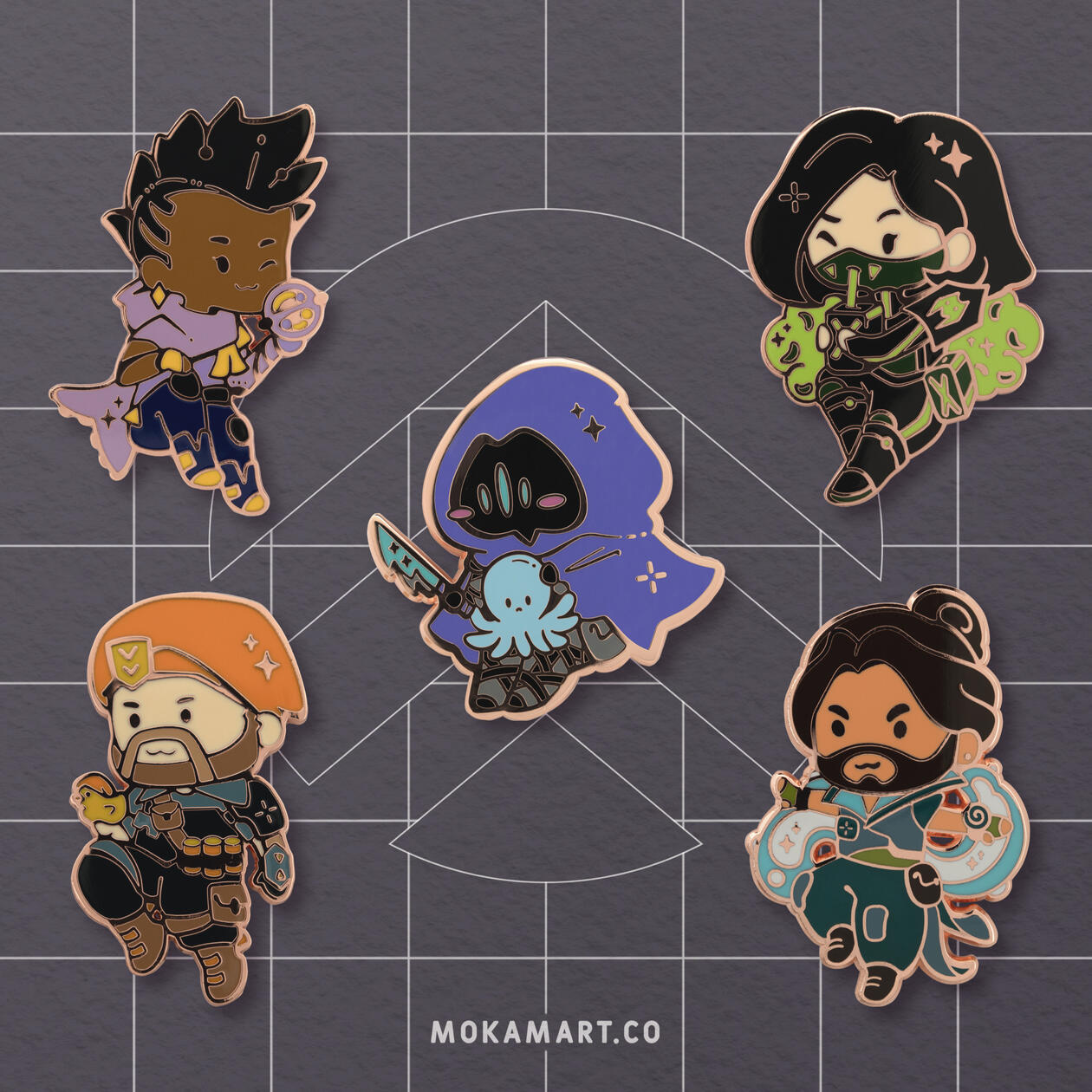 Valorant - Controller Enamel Pins