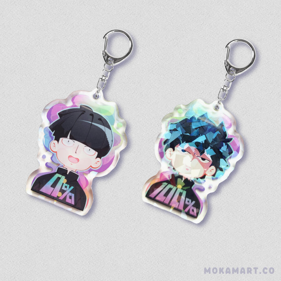 Mob Psycho - Double Sided Keychain