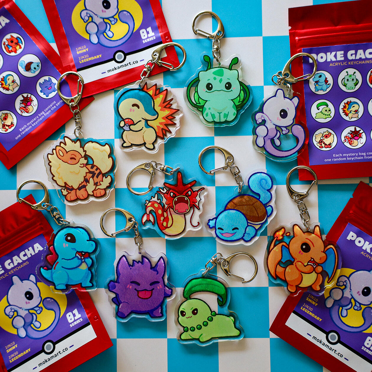 Poke Charms - Keychains