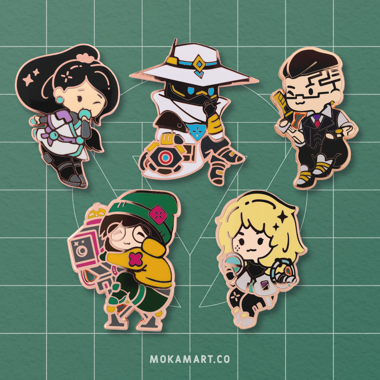 Valorant - Sentinel Enamel Pins