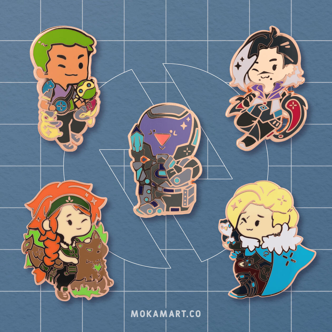 Valorant - Initiator Enamel Pins