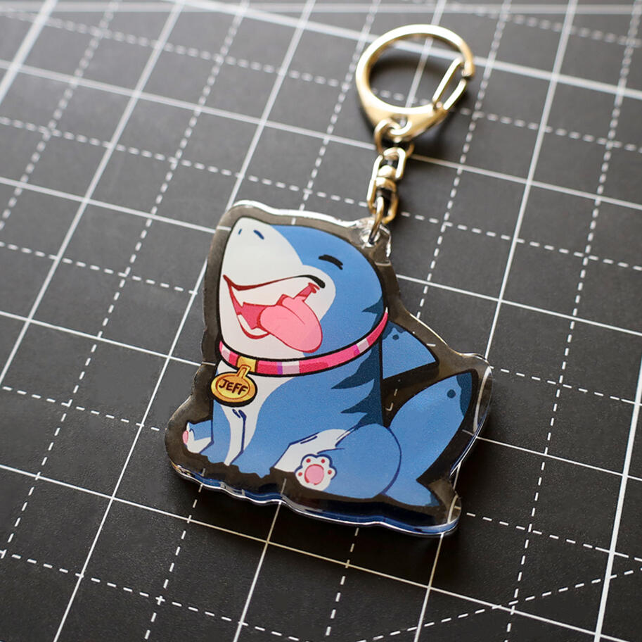 Marvel Rivals - Jeff the Shark Keychain