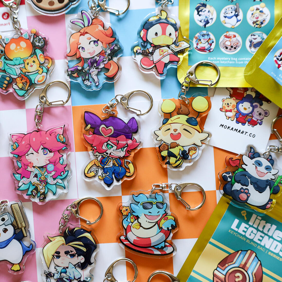 League of Legends & TFT - Chibi Champion Keychains