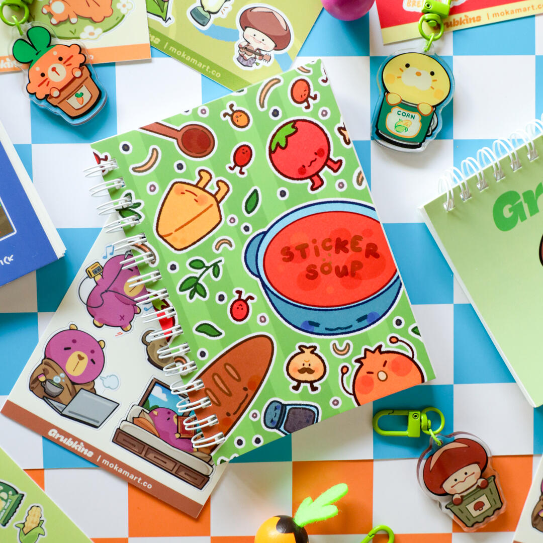 Original Art - Tomato Soup Sticker Book
