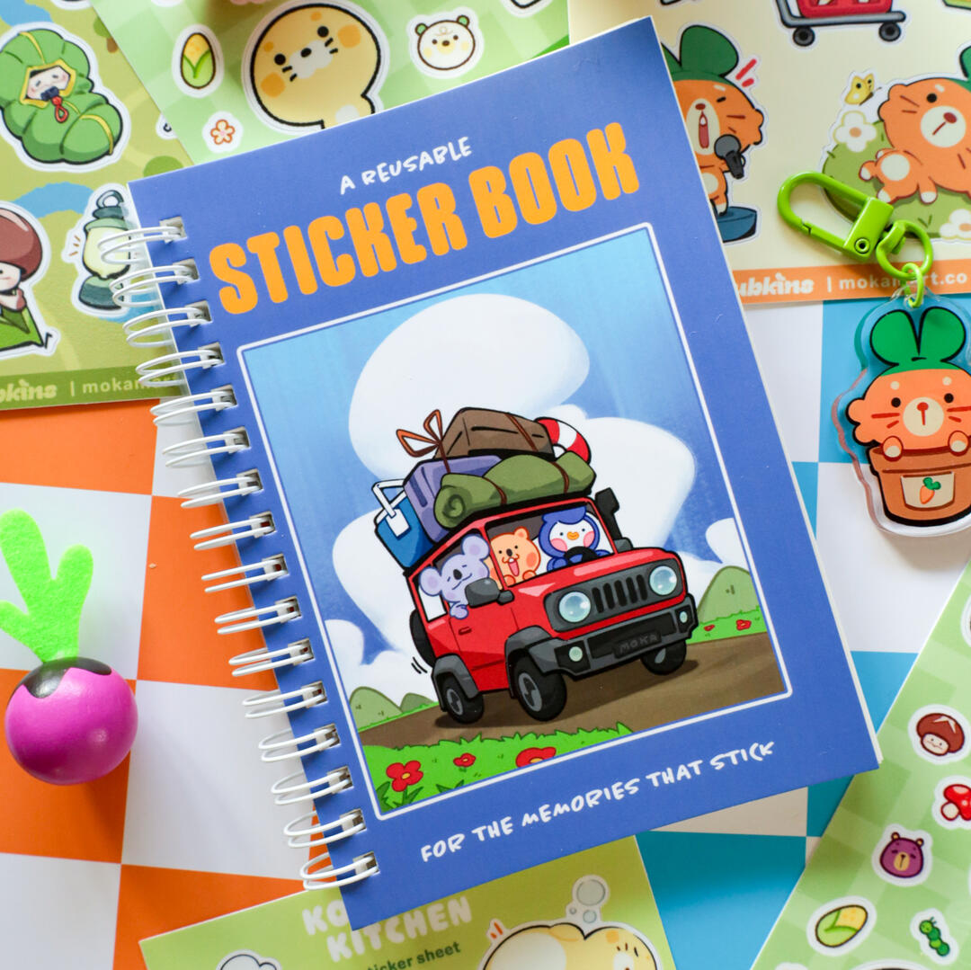 Original Art - Moka Mart Sticker Book
